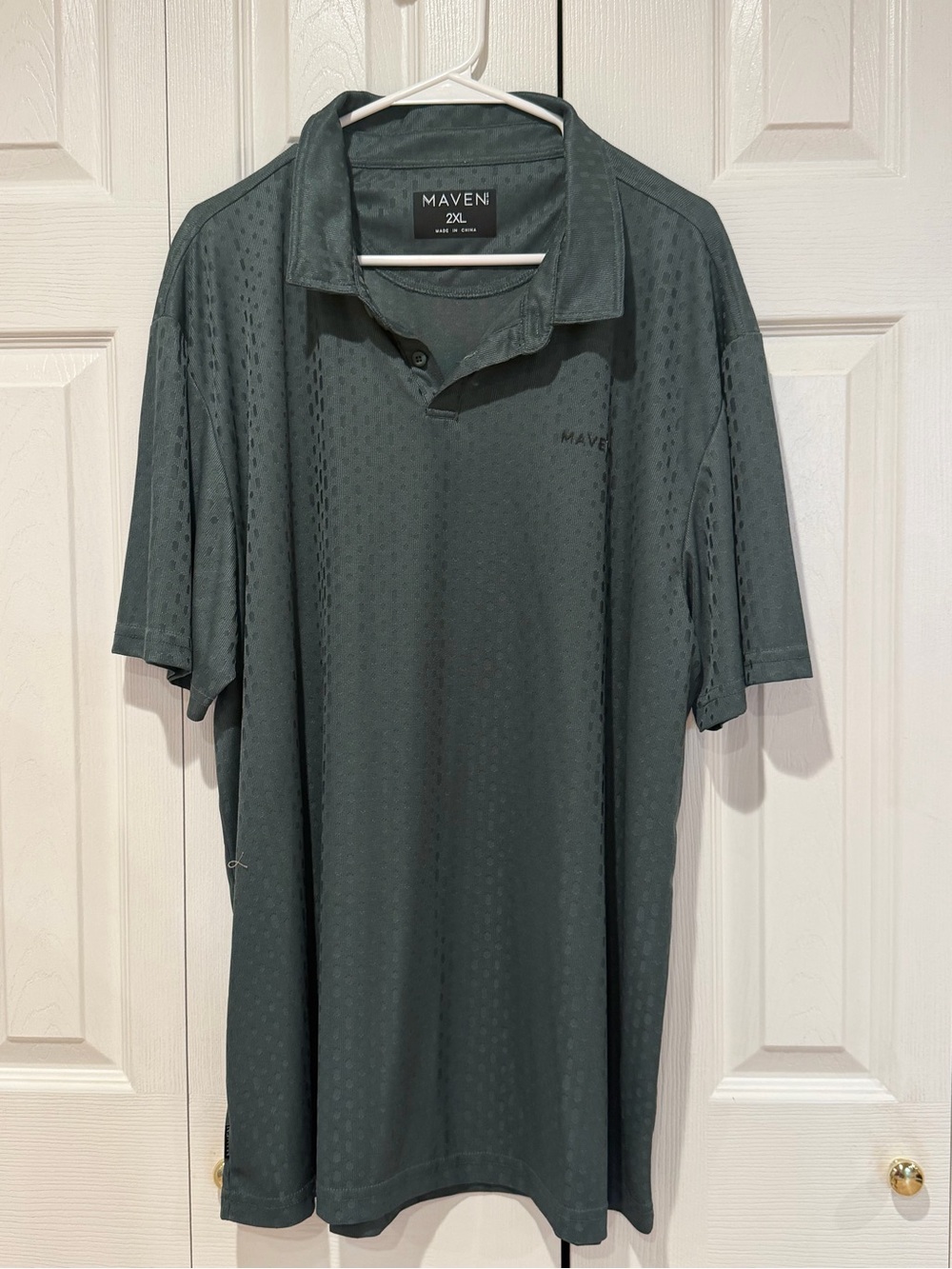 Maven Men's Dark Green Performance Polo - 2XL